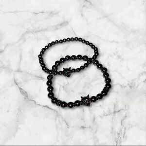 His & Her's Beaded Bracelets